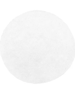 Beliani Pyorea Matto Kangas Valkoinen 140 Cm Demre Clearance