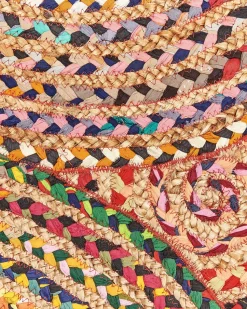 Beliani Pyorea Matto Puuvilla Monivarinen O 140 Cm Yenice Cheap