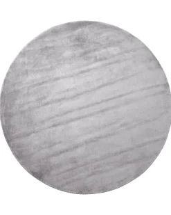 Beliani Pyorea Matto Viskoosi Vaaleanharmaa 140 Cm Gesi Ii Outlet