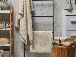 Beliani Pyyhesetti 4 Kpl Beige Puuvilla Atai Clearance