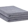 Beliani Pyyhesetti Puuvilla Harmaa 2 Kpl Atiu Outlet