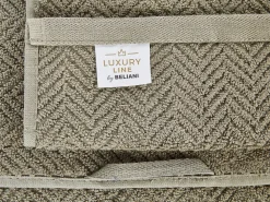 Beliani Pyyhesetti Puuvilla Oliivinvihrea 9 Kpl Mitiaro Shop