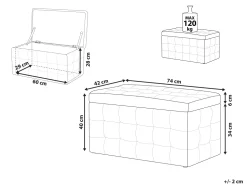 Beliani Rahi Buklee Säilytystila Valkoinen 72 X 42 Cm Michigan Best Sale