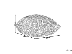 Beliani Rahi Puuvilla Merensininen 50 X 50 Cm Conrad Sale