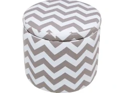 Beliani Rahi Puuvilla Säilytystila Vaaleanharmaa 35 Cm Tunica Outlet