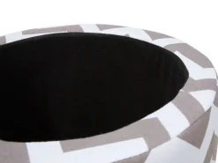 Beliani Rahi Puuvilla Säilytystila Vaaleanharmaa 35 Cm Tunica Outlet