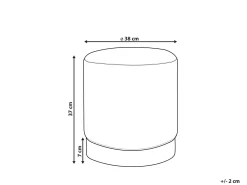 Beliani Rahi Sametti Musta/Vihrea Wriley Outlet