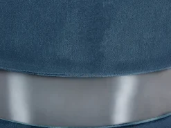 Beliani Rahi Sametti Säilytystila Sininen 2 Kpl Doris Discount