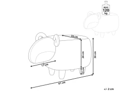 Beliani Rahi Valkoinen Lamb Best