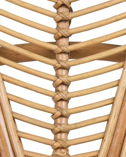 Beliani Riikinkukkotuoli Rottinki Luonnonvari 2 Kpl Florentine Ii Best