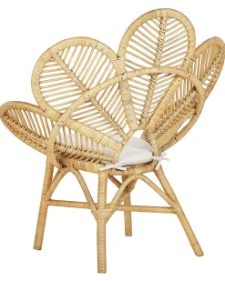 Beliani Riikinkukkotuoli Rottinki Luonnonvari 2 Kpl Florentine Best