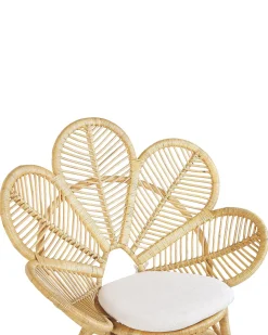 Beliani Riikinkukkotuoli Rottinki Luonnonvari 2 Kpl Florentine Best