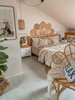 Beliani Riikinkukkotuoli Rottinki Luonnonvari Florentine Best