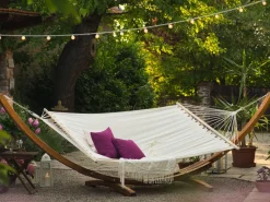 Beliani Riippukeinu Telineella Beige Treviso Best