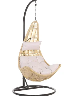 Beliani Riipputuoli Jalustalla Polyrottinki Luonnonvari Atri Ii Outlet