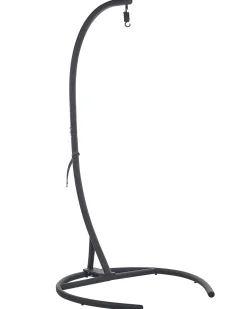 Beliani Riipputuoli Jalustalla Polyrottinki Tummanharmaa Sesia Cheap