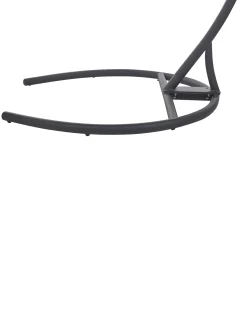 Beliani Riipputuoli Jalustalla Polyrottinki Tummanharmaa Sesia Cheap