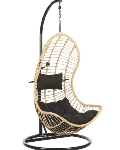 Beliani Riipputuoli Jalustalla Polyrottinki Luonnonvari Pineto Shop