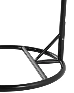 Beliani Riipputuoli Jalustalla Polyrottinki Musta Alatri Cheap