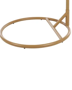 Beliani Riipputuoli Jalustalla Polyrottinki Beige Allera Store