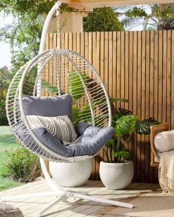 Beliani Riipputuoli Jalustalla Teras Valkoinen Arco Best