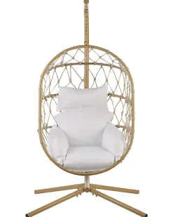 Beliani Riipputuoli Jalustalla Teras Beige Adria Cheap