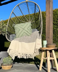 Beliani Riipputuoli Polyrottinki Harmaa Casoli Fashion