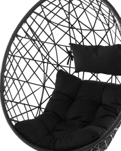 Beliani Riipputuoli Polyrottinki Musta Alatri Best Sale