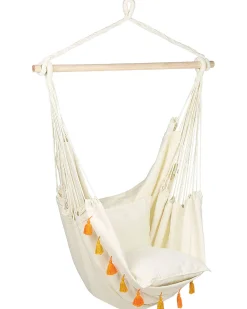 Beliani Riipputuoli Puuvilla Beige Varena Outlet