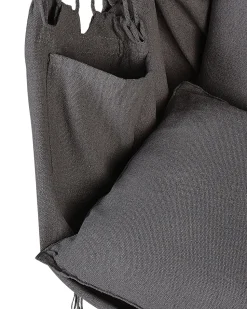 Beliani Riipputuoli Puuvilla Harmaa Bonea Best