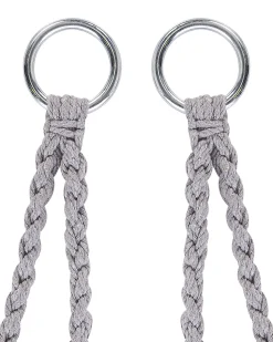 Beliani Riipputuoli Puuvilla Vaaleanharmaa Gabella Cheap