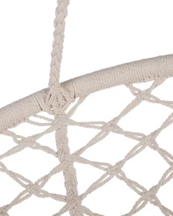 Beliani Riipputuoli Puuvilla Valkoinen Gabella Flash Sale