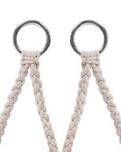 Beliani Riipputuoli Puuvilla Valkoinen Gabella Flash Sale