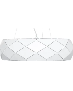 Beliani Riippuvalaisin 3 Polttimoa Metalli Valkoinen Cesano New