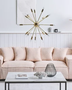 Beliani Riippuvalaisin 18 Polttimoa Rauta Kulta Maguse Sale