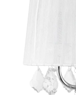 Beliani Riippuvalaisin 3 Polttimoa Valkoinen Evans New