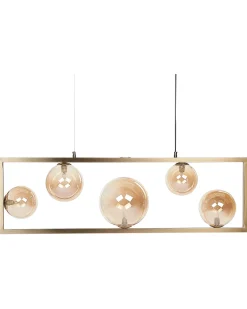 Beliani Riippuvalaisin 5 Polttimoa Rauta Messinki Geehi Discount