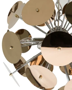 Beliani Riippuvalaisin 4 Polttimoa Ruostumaton Teras Kupari Zambezi Cheap