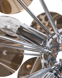 Beliani Riippuvalaisin 4 Polttimoa Ruostumaton Teras Kupari Zambezi Cheap