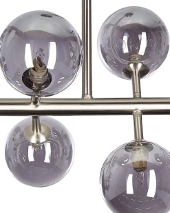 Beliani Riippuvalaisin 10 Polttimoa Teras Hopea Ramis Flash Sale