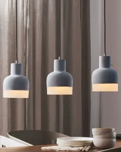 Beliani Riippuvalaisin 3 Polttimoa Betoni Vaaleanharmaa Luni Best Sale