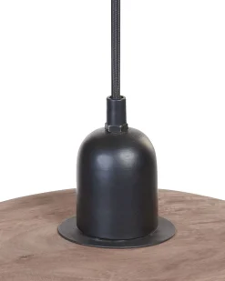 Beliani Riippuvalaisin 3 Polttimoa Mangopuu Tumma Puu Manjeera Hot