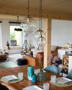 Beliani Riippuvalaisin 3 Polttimoa Lasi Kirkas Ladon Cheap