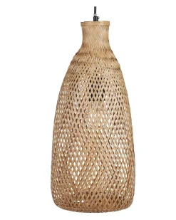 Beliani Riippuvalaisin Bambu Vaalea Puu Lwela Cheap