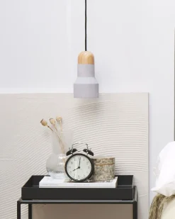 Beliani Riippuvalaisin Betoni Vaaleanharmaa Apure Best Sale