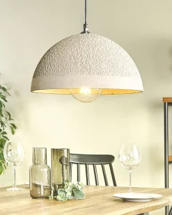 Beliani Riippuvalaisin Betoni Vaaleanharmaa Tanana Clearance