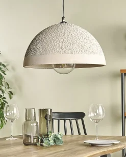 Beliani Riippuvalaisin Betoni Vaaleanharmaa Tanana Clearance