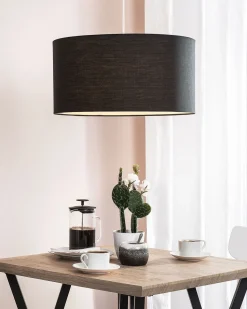 Beliani Riippuvalaisin Kangas Musta Elbe Flash Sale