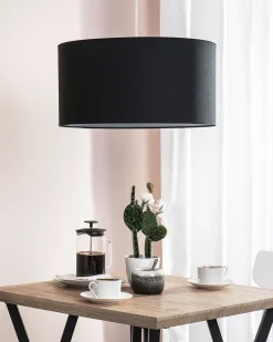 Beliani Riippuvalaisin Kangas Musta Elbe Flash Sale