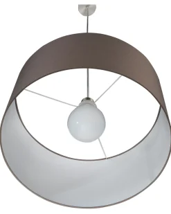 Beliani Riippuvalaisin Kangas Ruskea Elbe Fashion